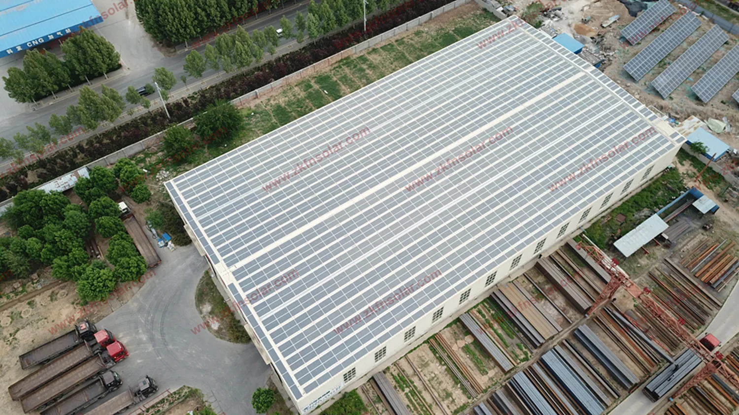 衡水绵阳万兴轻质光伏项目实景