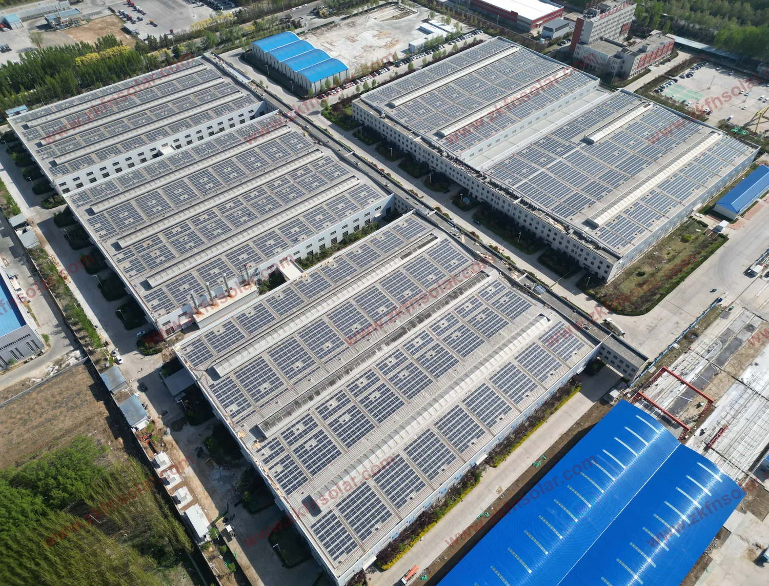 济南第一机床轻质光伏项目实景