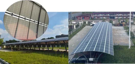 Curved Carport, Nanchang, Jiangxi